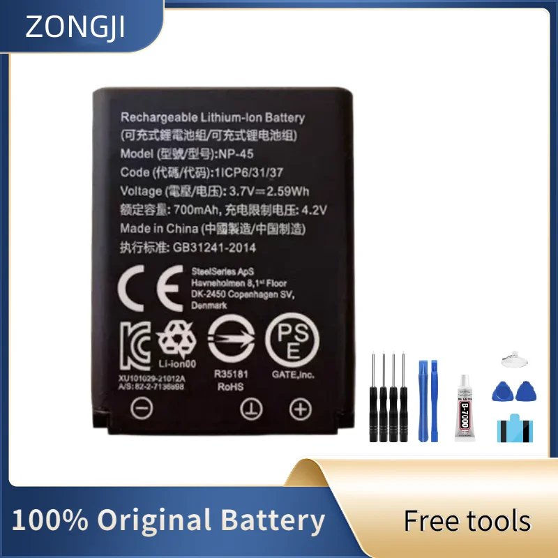 

New Battery For Steelseries Arctis Nova Pro NP-45 Bluetooth battery Z91 JX405 Z808 JX305 JX255 J38 JV155 D016