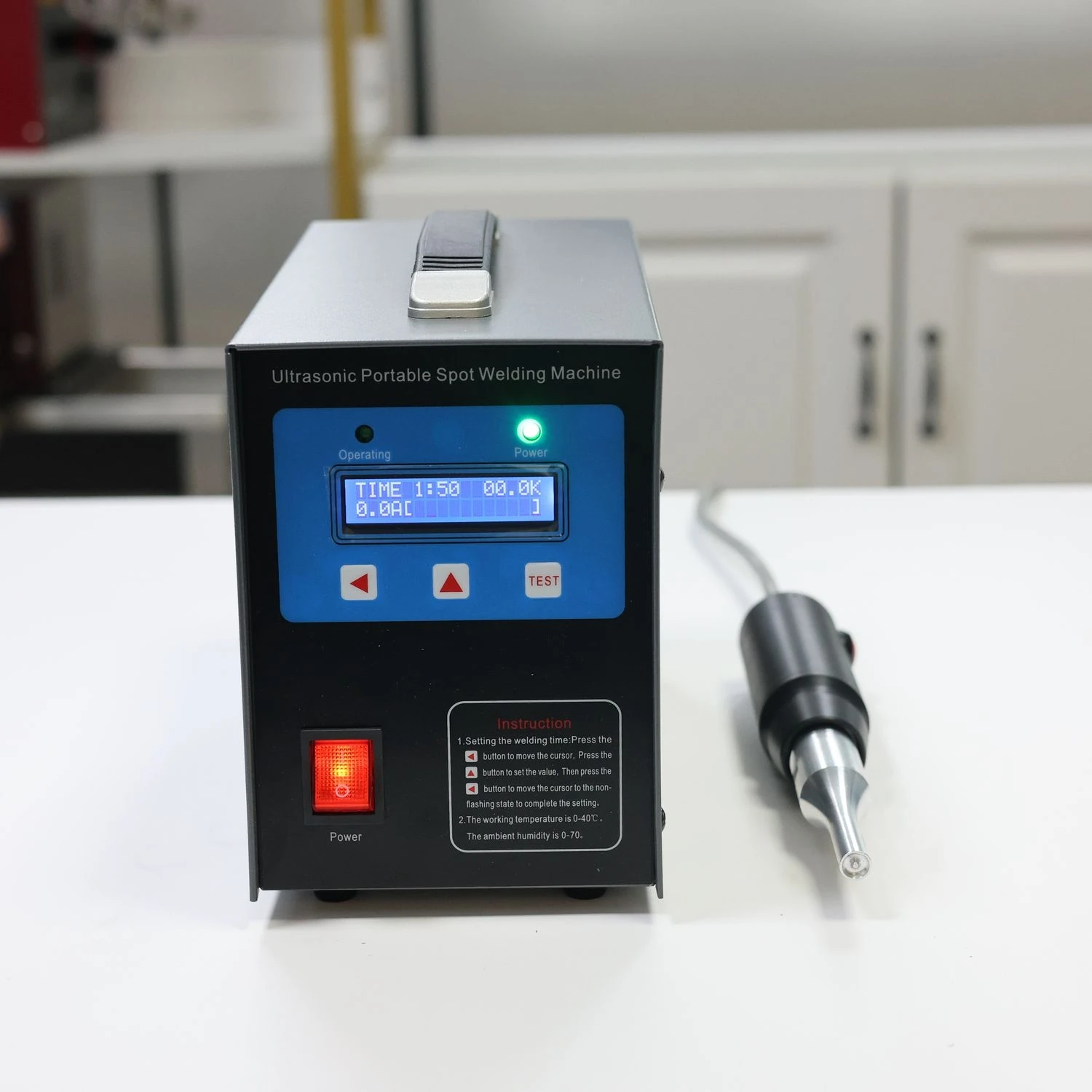 KXH-2806 28KHZ Ultrasonic Spot Welder For Nonwoven Products And Daily Use Items Manufacturing