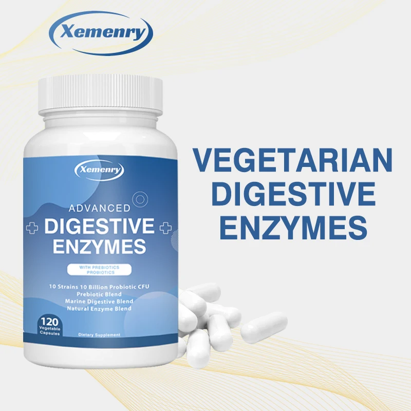 Digestive Enzyme Capsules Contain Amylase, Protease, Glucoamylase | Promote Digestive Function and Healthy Intestines