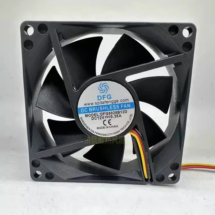 

Free shipping original DFG8025B12D DC12V 0.35A 8025 80 * 25MM cooling fan