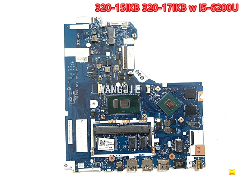 For Lenovo 320-15IKB 320-17IKB W SR2EY I5-6200U CPU 5B20N86299 NM-B242 Motherboard Mainboard 100% Tested