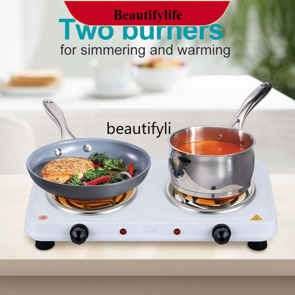 

E132 Household 900W constant temperature overheating protection double mosquito coil plate electric heating furnace