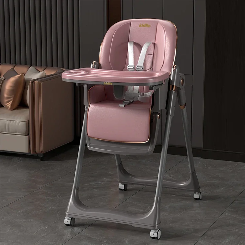 Baby dining chair, children's dining table, adjustable sitting and sleeping, one click folding, multifunctional  table chair