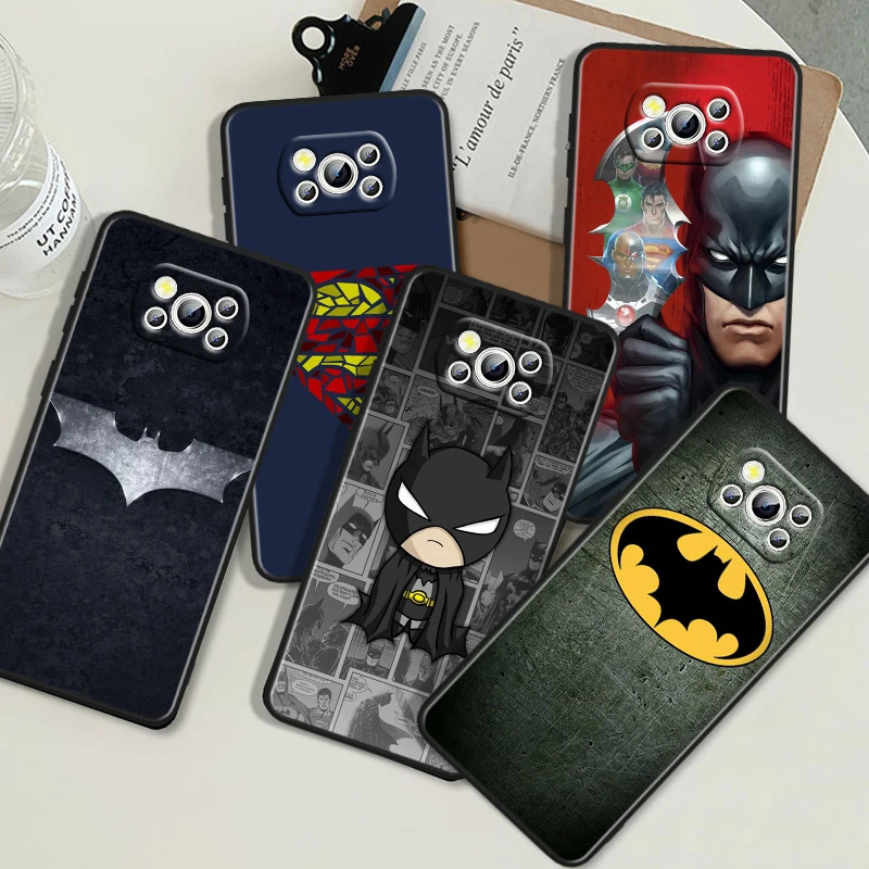 Batman Superman For Honor V20 10i 10X 9S 9X 9C 9A 8X 8C 8A 7S Magic 5 Lite Pro MAX Black Soft Phone Case