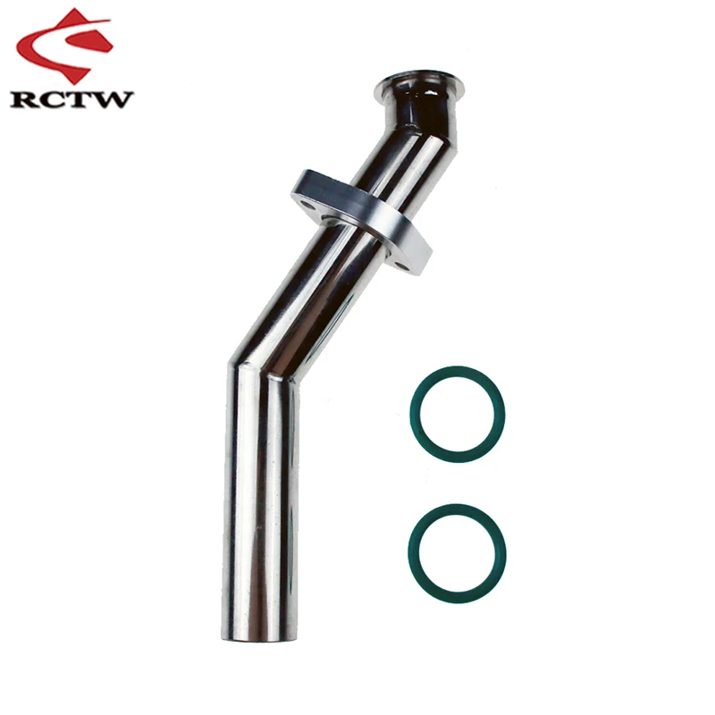 1/5 Rc Boat Alloy Exhaust Pipe Head Kit for 26cc-58cc Zenoah Qj Bws Gas Marine Engine Parts