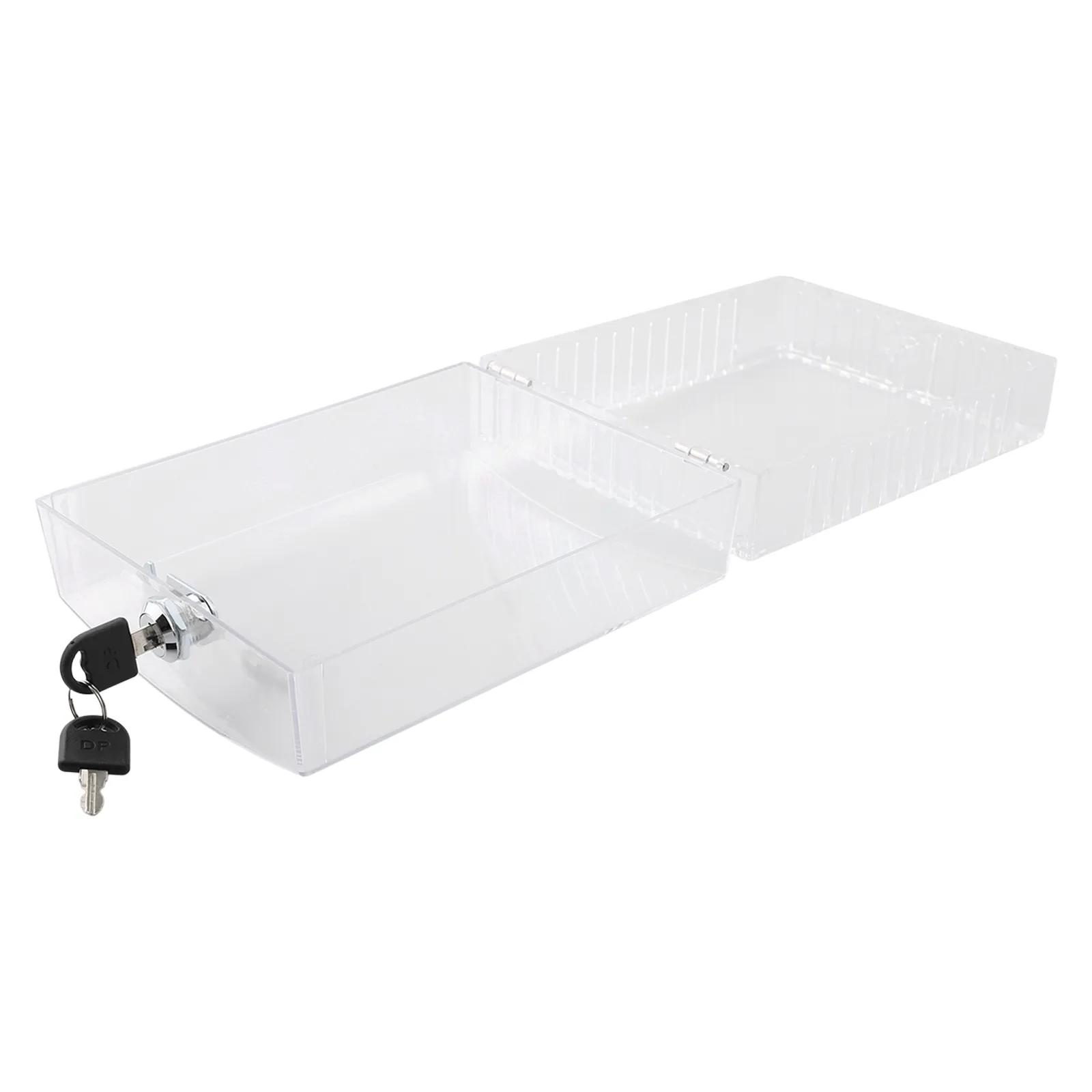 Acrylic Construction Protective Cover for Your Thermostat Designed to Restrict Access Using a Secure Keyed System With 2 Keys