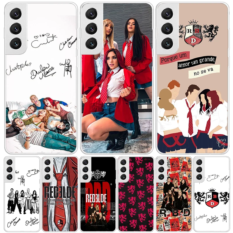 F-Fashion RBD R-Rebelde For Samsung Galaxy S24 S23 S21 S22 Ultra S10 Plus S20 FE Phone Case S10E S8 S9 + Housing Shell Coque