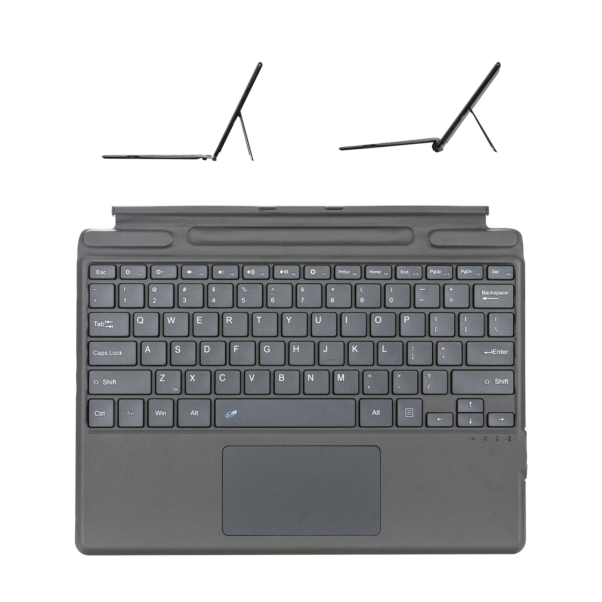 Imagem -06 - Teclado Bluetooth Magnético para Microsoft Surface Pro Vermelho e Cinza Pro 10 Pro Pro Pro x