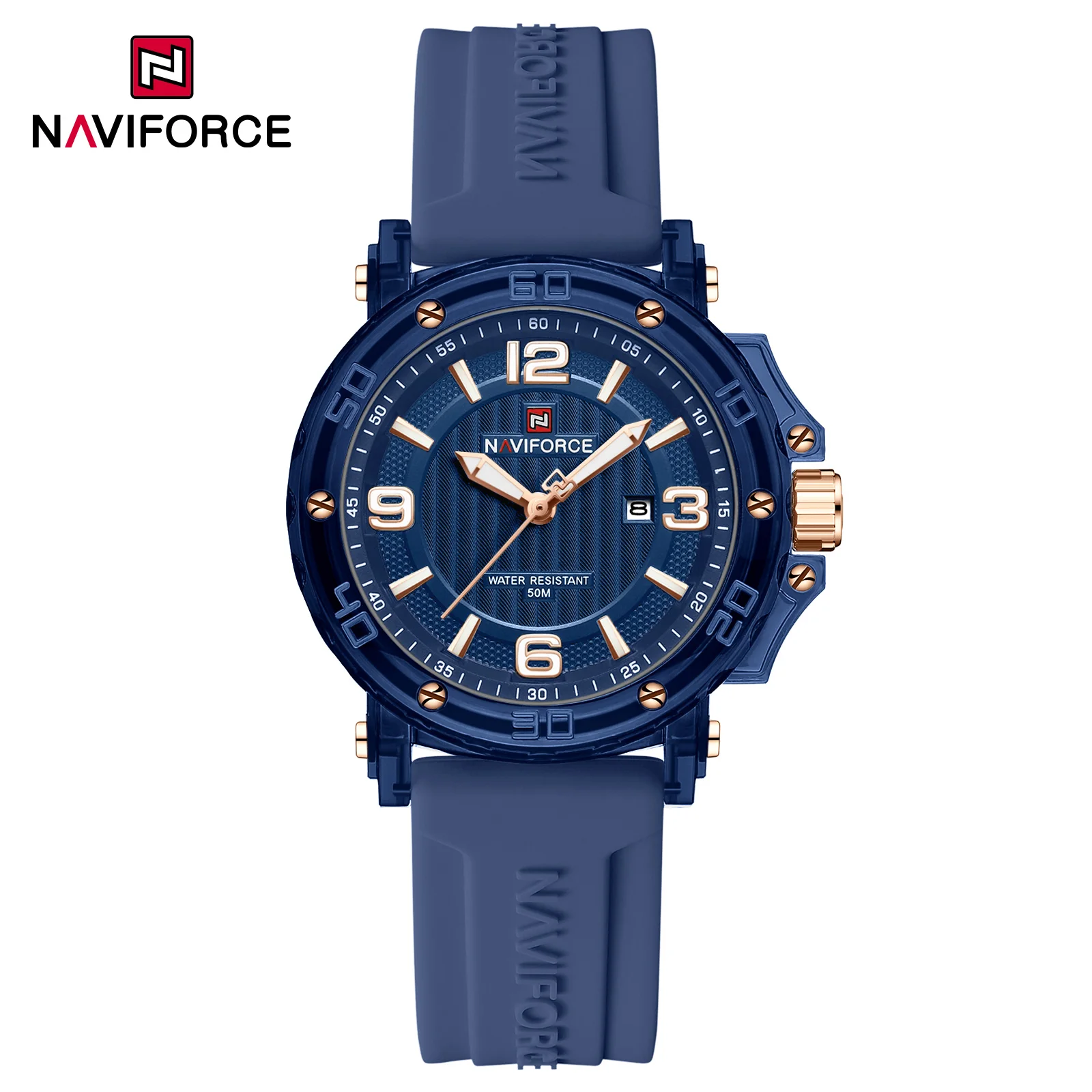 

NAVIFORCE NF7125 Women Luxury Brand Watch Casual Waterproof Quartz Ladies Fashion Luminous Watches