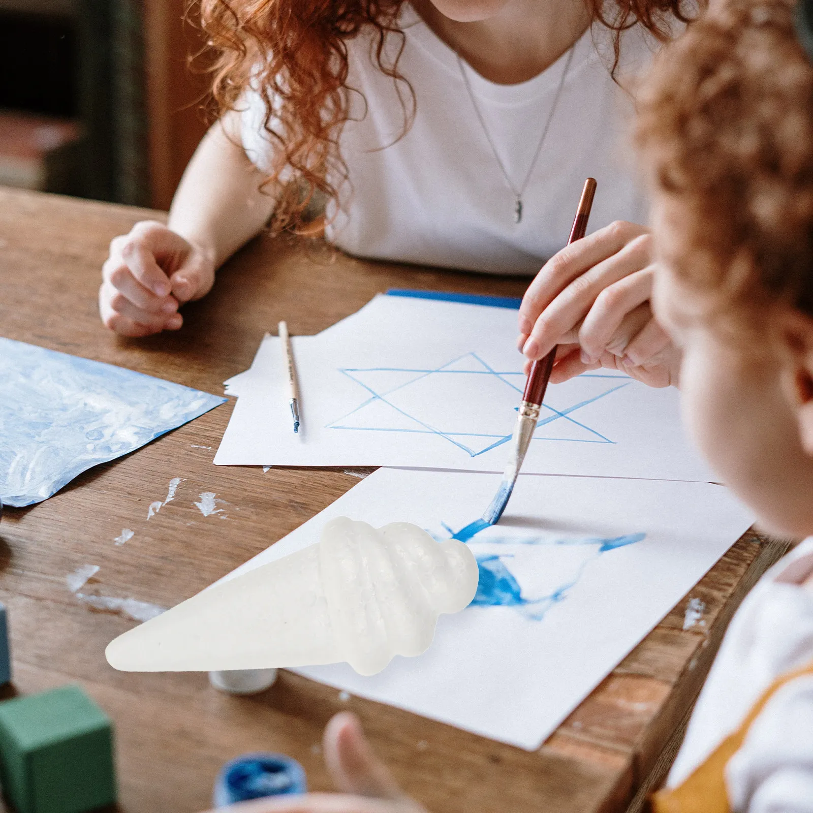 

10 шт. белых пенопластовых моделей мороженого для поделок, декораций, художественных проектов, творческих занятий, рисования, вечеринок