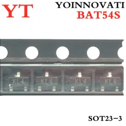 100pcs/lot  BAT54S BAT54 KL4 SOT23 IC best quality.