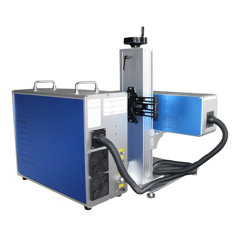 Laser Marking Machine DAVI 40W Co2 Lasers Radio Metal Pipe Leather Wood Engraver Rotary Axis Extra Lens Smoking Tools Optional