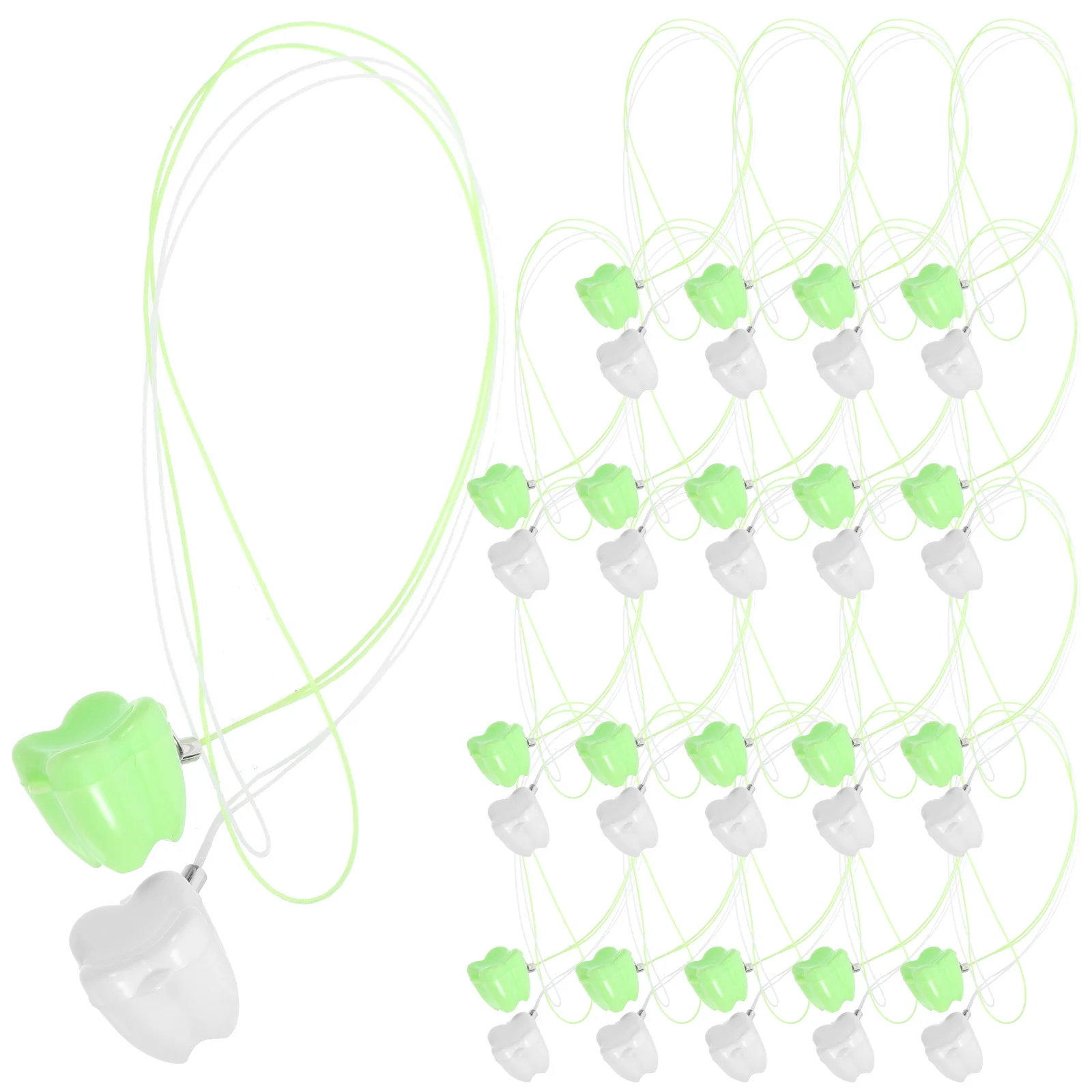 

20 Pcs Baby Tooth Box Boxes Pouch Savers for Kids Pp Cute Holder Container Children Keepsake
