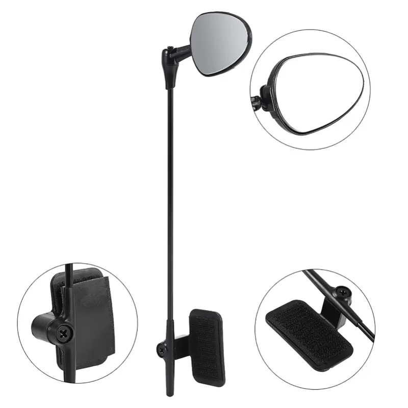 

1PCS Mirror ABS Helmet Rear View Mirror Safety Mountain Road Bike Adjustable Mirror With Clear View Bike Rear View