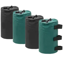 2PCS Canopy Water Weights Bag, 10KG, Heavy Duty Canopy Water Weight Bag Leg Weights for Outdoor Canopy, Tent, Black, Green