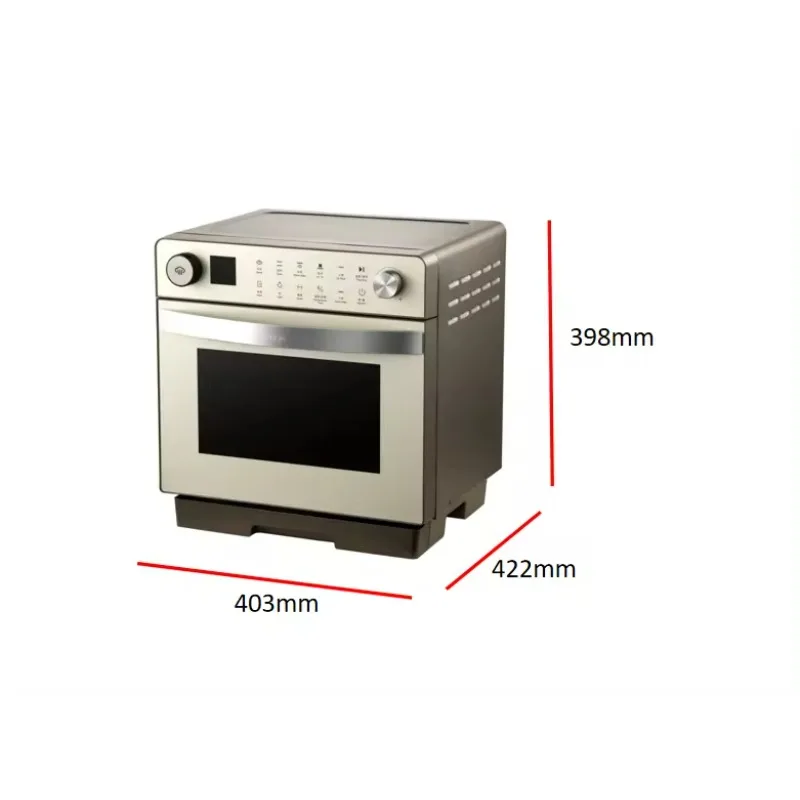 Hot Sale Electric Oven with Pure Steam and Multi Control Panel Air Fryer 20L