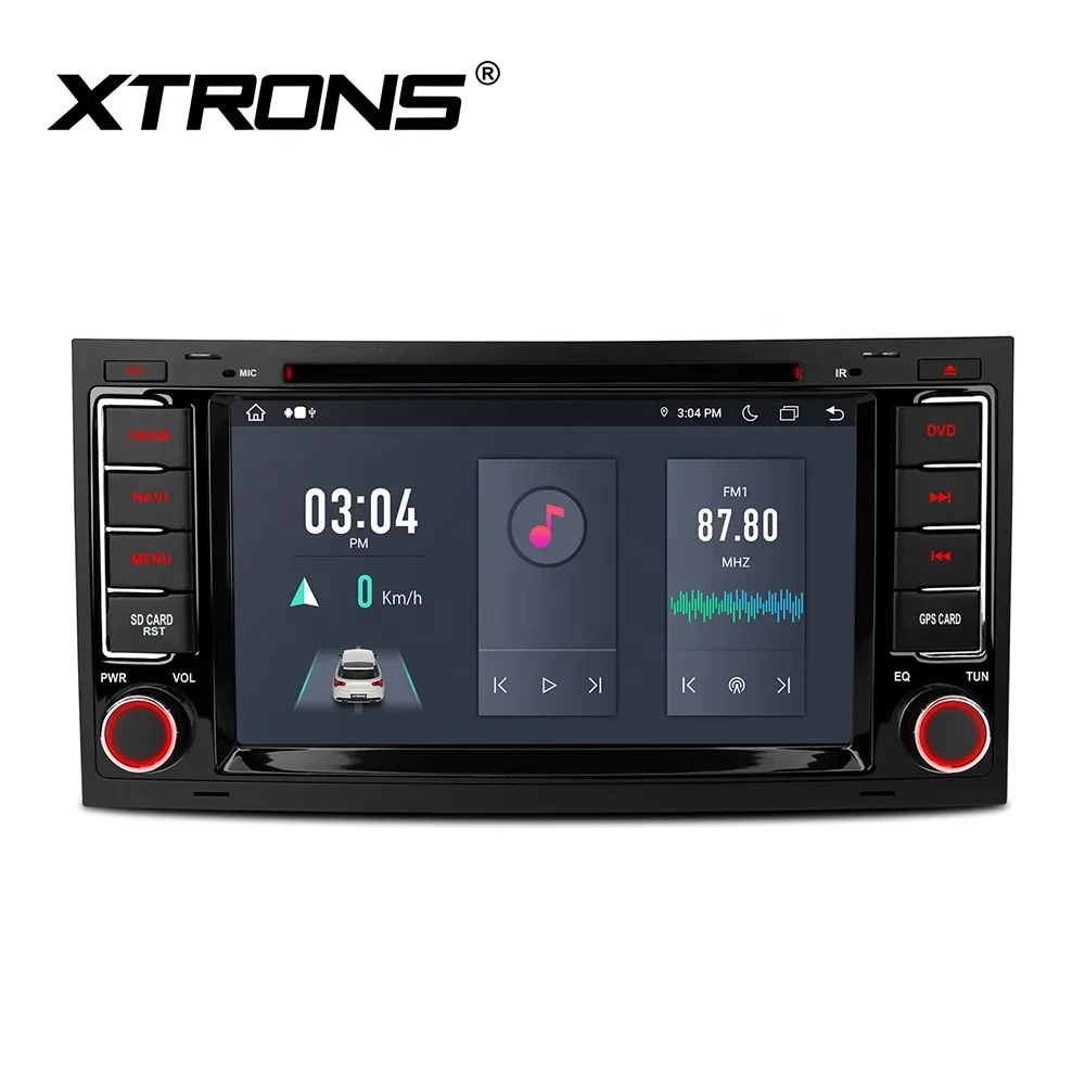 XTRONS 7" Car Stereo Android 13 64GB Carplay Screen Android Auto 4G LTE Car CD Player For Touareg 2004-2011