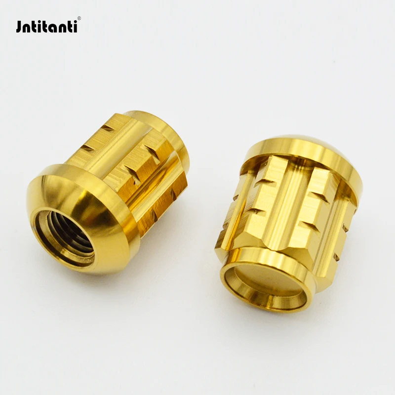 Jntitanti Gr5 Titanium nut M10*1.25*25mm  Motorcycle wheel nut