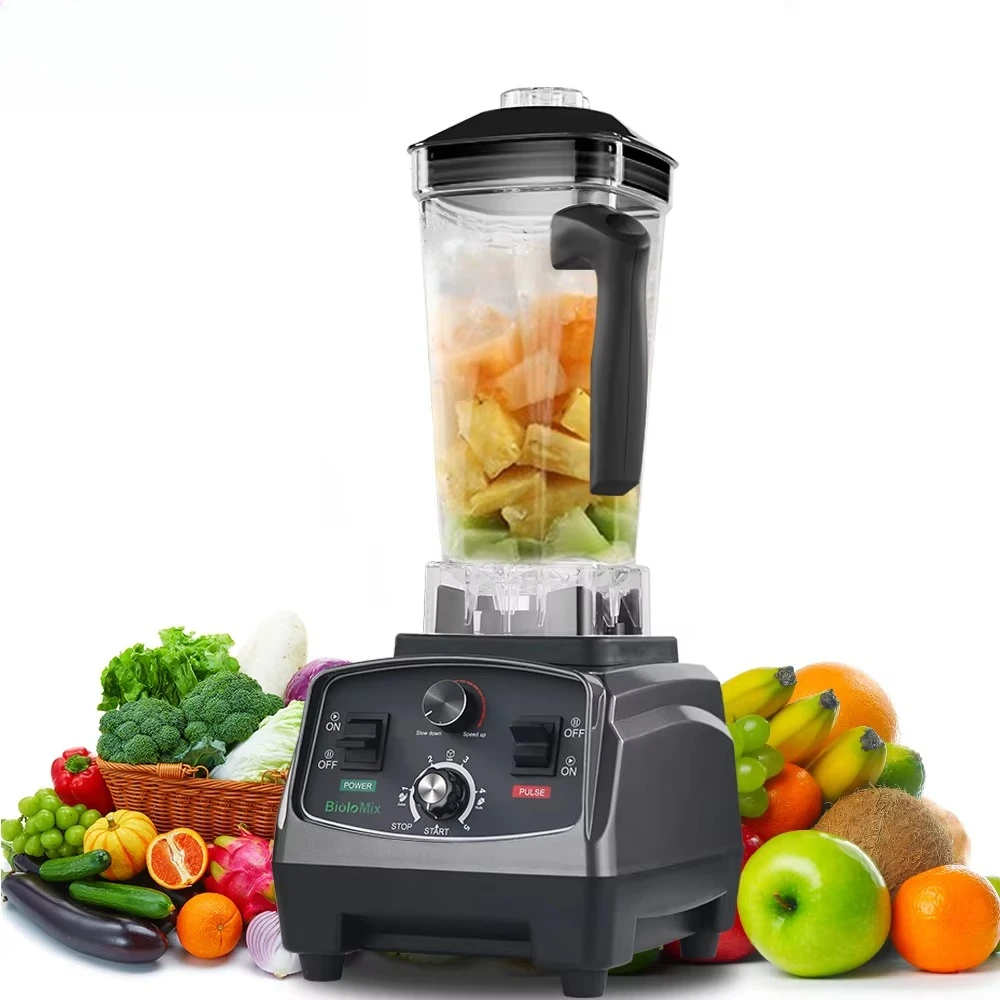 2200W Peak 3HP Commercial Heavy Duty Blender 2L Food Processor with Timer
