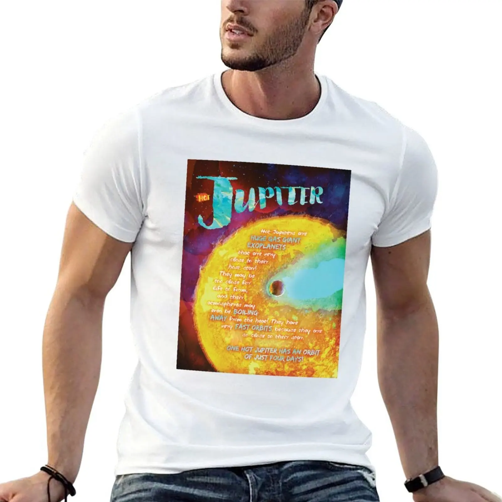 Hot Jupiter T-Shirt Lightweight Cooling Short Sleeve Tee