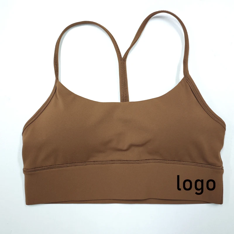 Yoga Bras Sports For Women Sling Anti Sagging Y-Shaped Beautiful Back Fitness Quick Drying Wholesale Customized Logo