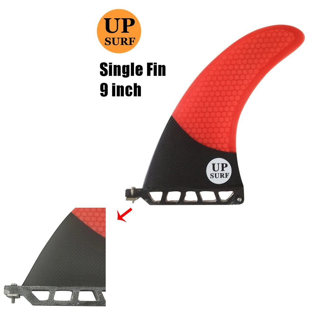 surfboard/sup board fin 9 inch firberglass carbon single fin paddle board stand up paddle longboard fin