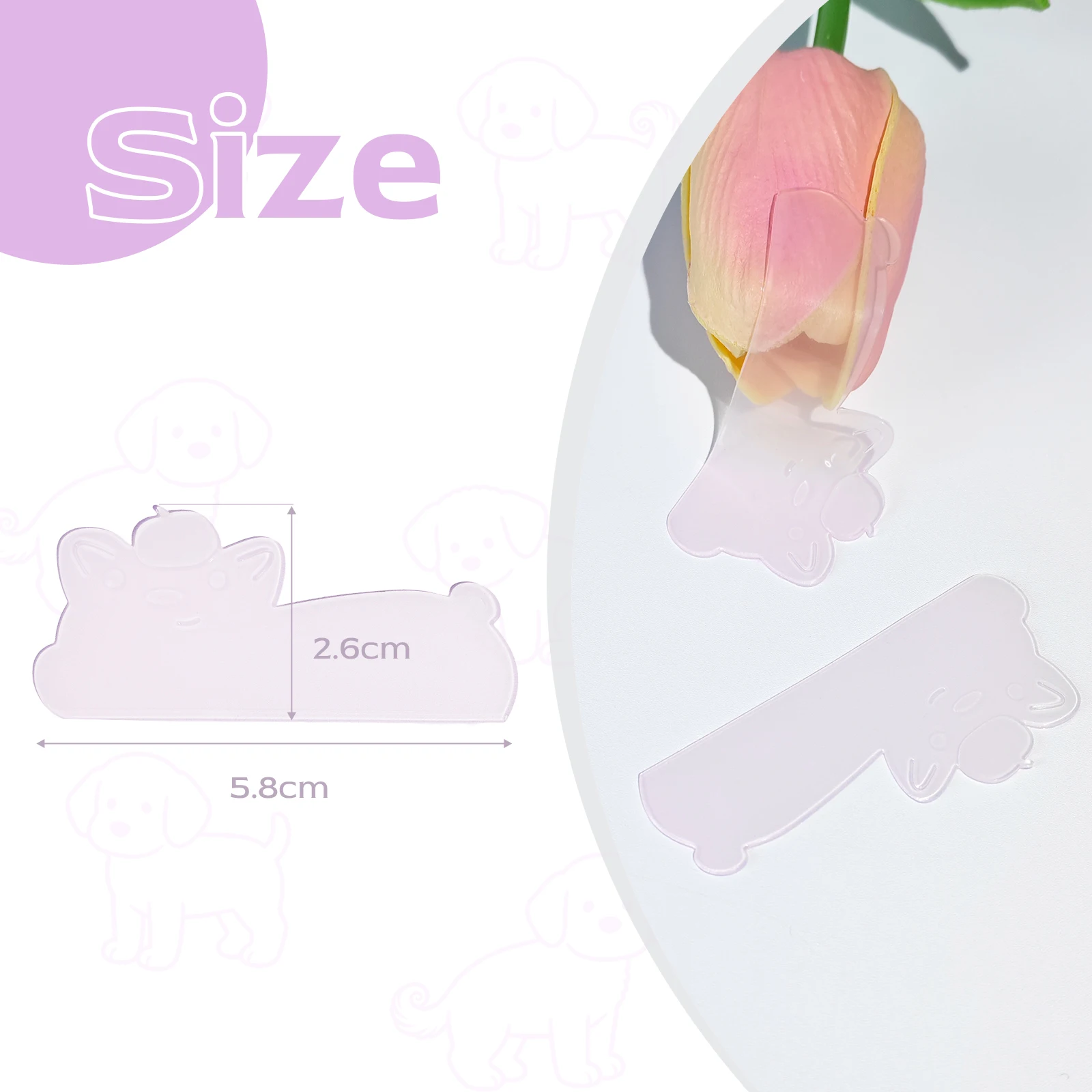 Libeauty Korean Lash Lift Shield Ultra Thin 1mm Glueless Lash Lift Pads Sticky Eyelash Softening Rod For Step 1 Perm Puppy Shape