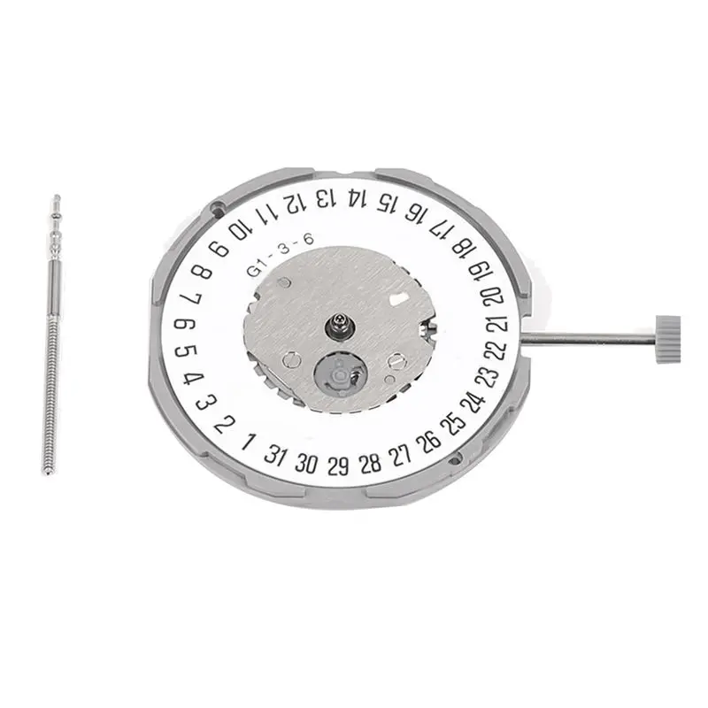 A95D-GM10/GM12 Watch Movement GM12 Six-Point Calendar+0Mm Three-Pin High-Precision Mechanical Watch Movement Replacement