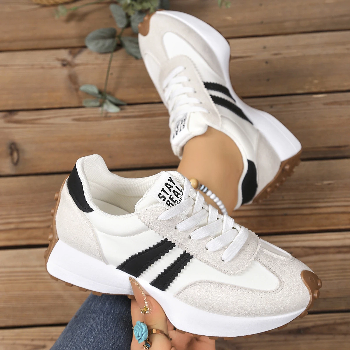 Womens Sneakers Mesh Breathable Walking Shoes Fashion Chunky Platform Sneakers Retro Jogging Footwear Ladies Casual Sports 2026 image 2