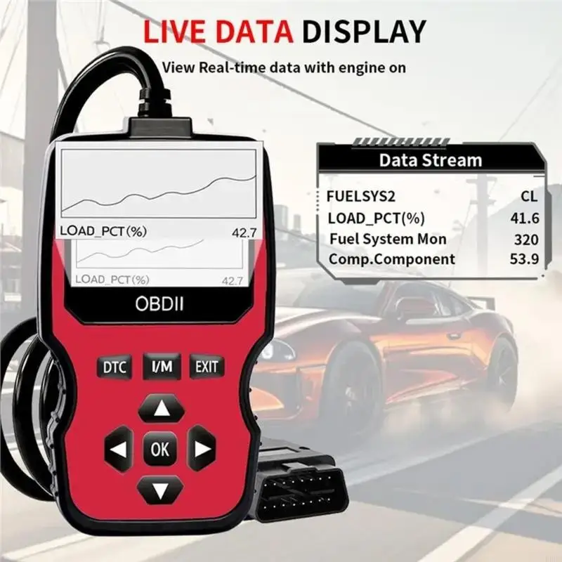 High Performances Car Diagnostic Tool Reads Clear Over 3000+ Engine Trouble Codes R6FB
