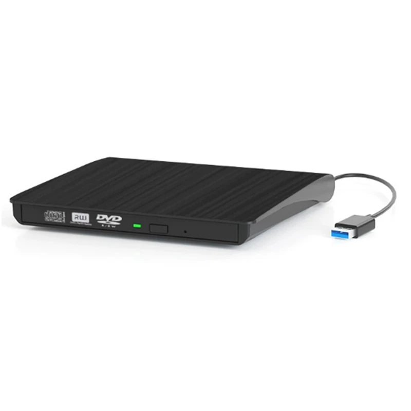 External USB 3.0 High Speed DL DVD RW Burner CD Writer Slim Portable Optical Drive-WDL