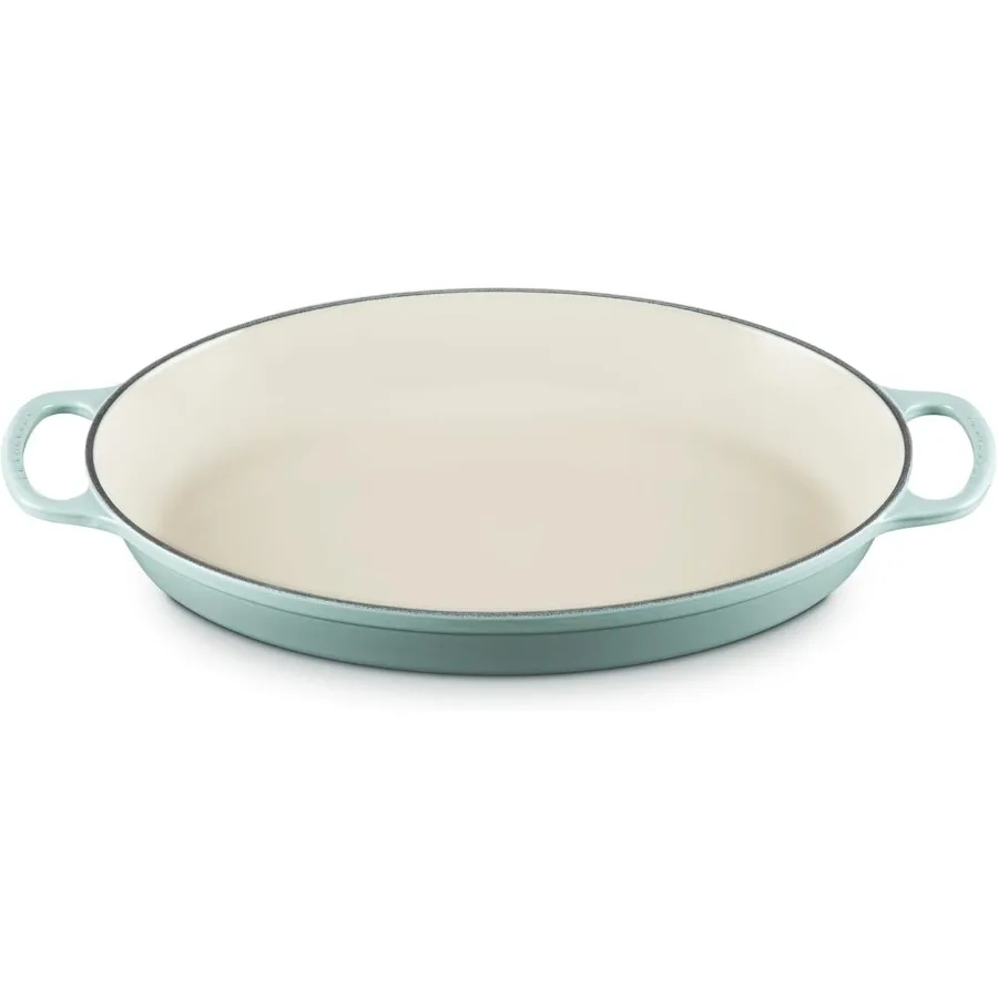 

Эмалированный чугун Signature Oval Baker 3qt. Морская соль