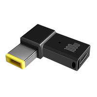 PD Fast Charging Power Adapter Connector Type C Female to Male Converter PD 100W Charging Adapter for Lenovo Thinkplus