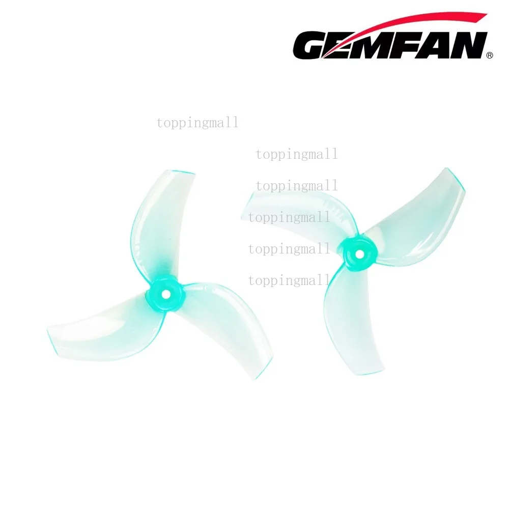 Gemfan 1611 Tri-Blade Propellers - 1.5mm & 1mm Shaft - Compatible with Tiny Whoop, Mobula6, and 2
