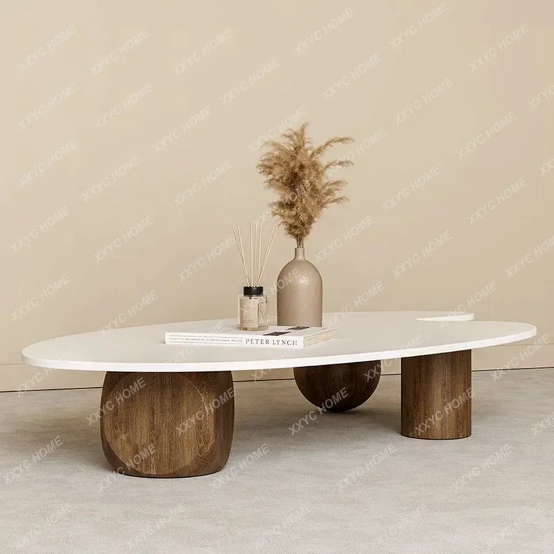 Miji Style Nordic Coffee Table Small Apartment Designer Art B & B Tea Table Danish Style Tea Table