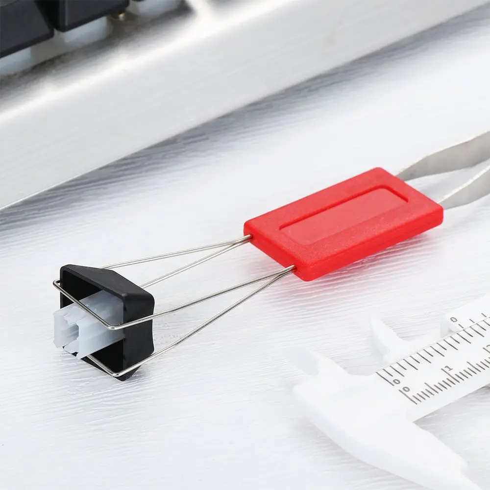 Easy Use Steel Keyboard Keycap Unloading Keycaps Puller Dust Cleaner Aid Cleaning Tool