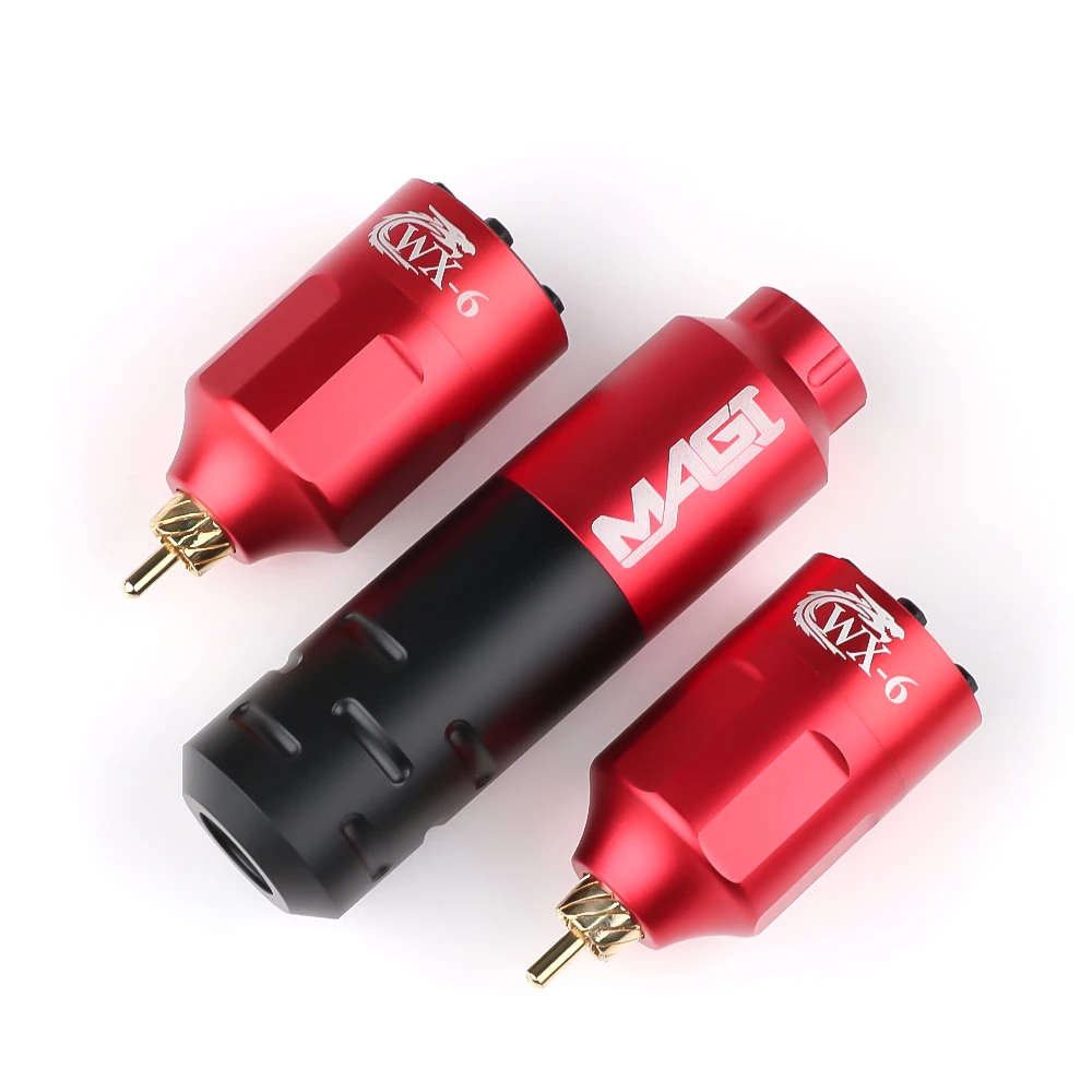 

Rotary Tattoo Machine Kit with 2pcs RCA Jack Power Supply Cartridge Needle Wireless Battery Pen Set Complete Tattooing Equipment