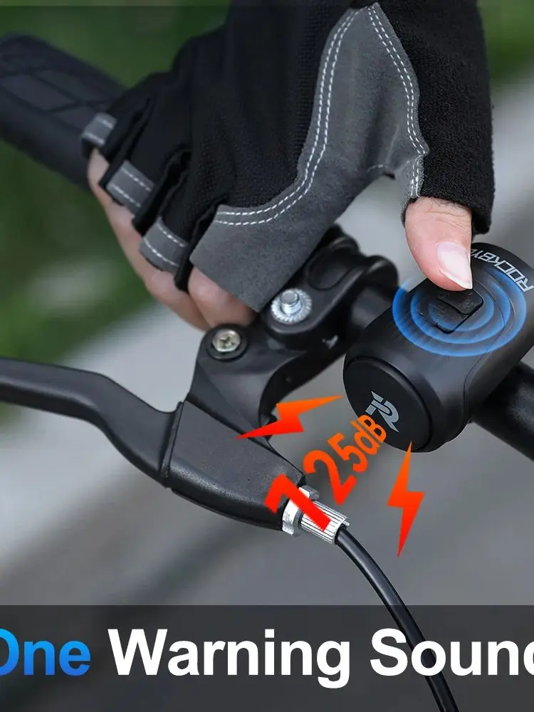AliExpress Bicycle Motorcycle Electric Bell Horn Mountain Road Cycling Anti-theft Alarm Horn Bike Accessories 125dB Loud Scooter Horn 