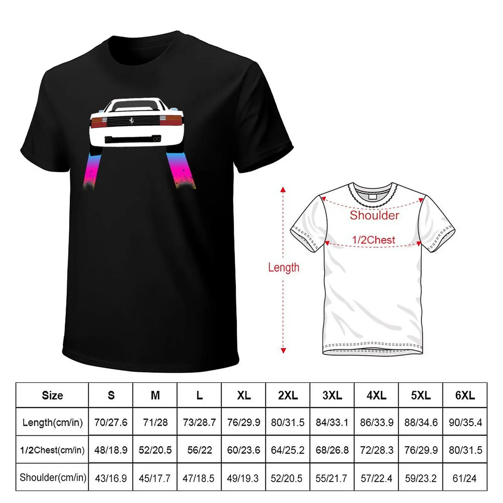 Testarossa - Vice T-Shirt Anti-Pilling Casual T-Shirt