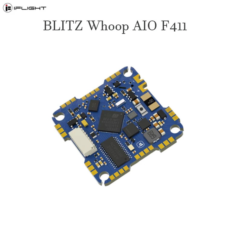 iFlight BLITZ Whoop AIO F411 V1.1 AIO Board (BMI270) with 25.5*25.5mm Mounting holes for FPV Racing Drone