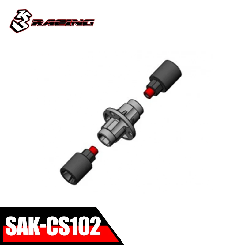 3Racing Parts SAK-CS102 Straight Shaft Set for CERO SPORT 1/10 RC Touring Car Original Accessories