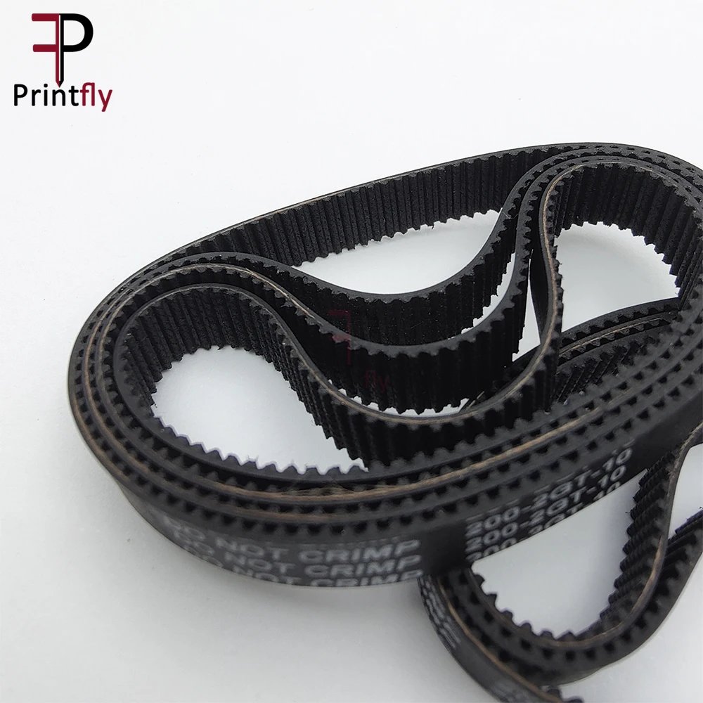 Printfly 2MGT 2M 2GT Synchronous Timing belt Pitch length ​100/110/120/130/140~202/210/220/232/240mm Width 10mm Rubber closed