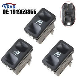 191959855 Auto Parts Black Electric Window Single Switch Button Lifter For VW Volkswagen Seat Golf Jetta MK2 Polo 1985-1992