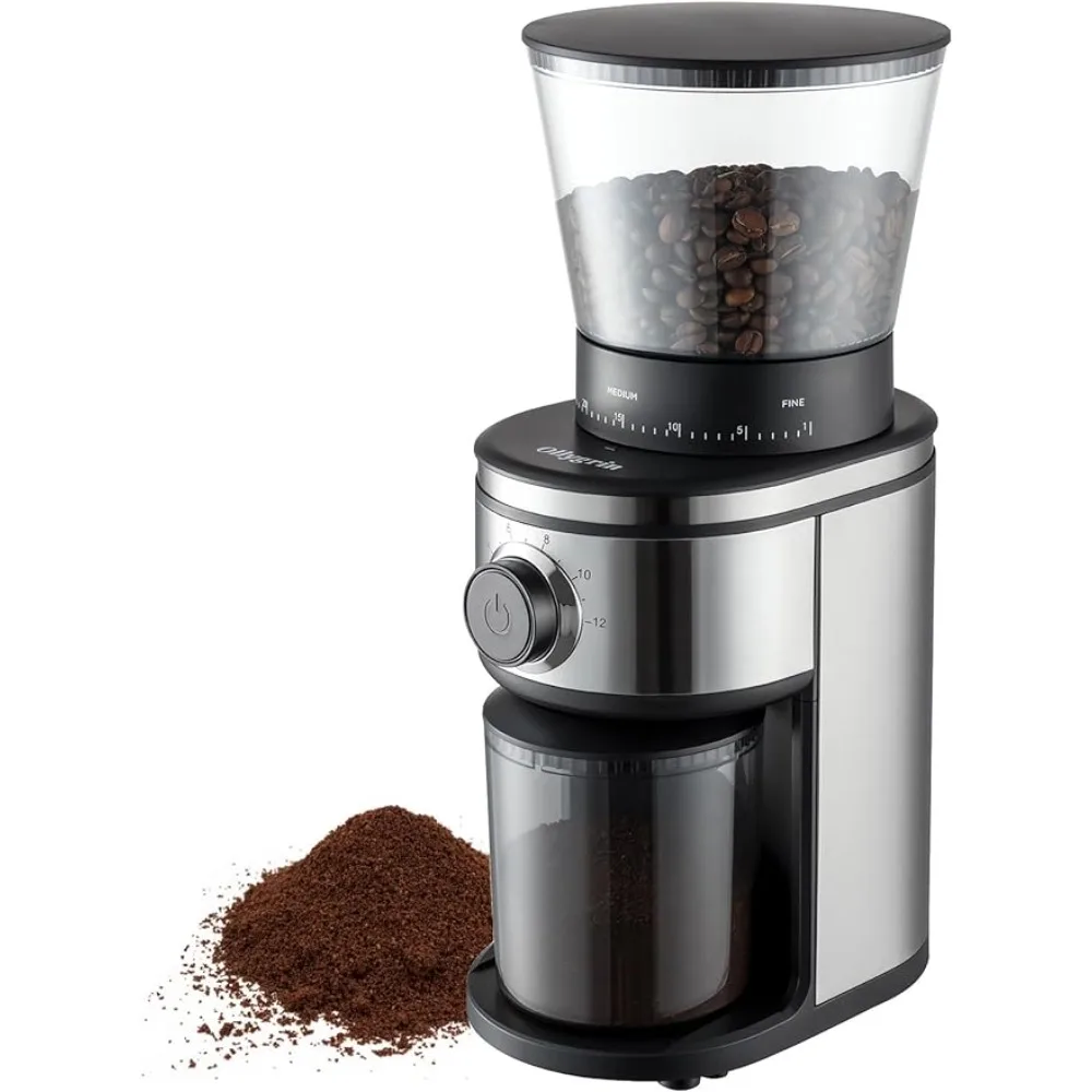 2023 Ollygrin Coffee Grinder Electric Burr Mill,Conical Burr Espresso Coffee Grinder,With 30 Adjustable Settings Precise Setting