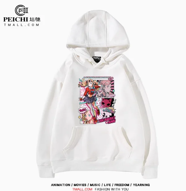 Anime Persona 5 P5 Anne Takamaki Hooded Hoodie Autumn Winter Cosplay Men Women Coat Loose Jacket Tops