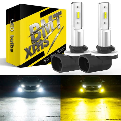 BMTxms 880 881 H27 LED lámpara antiniebla de coche bombillas Canbus H10 H11 H8 9005 HB3 HB4 luz LED antiniebla DRL para Hyundai Kia Fiat Chevrolet Ford