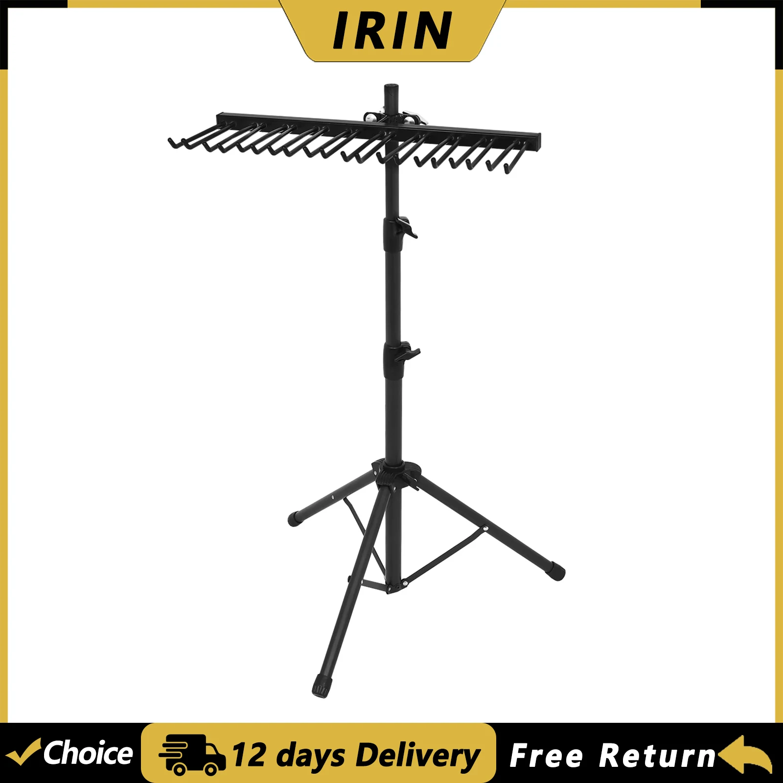 IRIN Foldable Drumstick Stand Carbon Steel Holds Drum Hammer Drum Sticks Frame Percussion Instrument Parts & Accessories