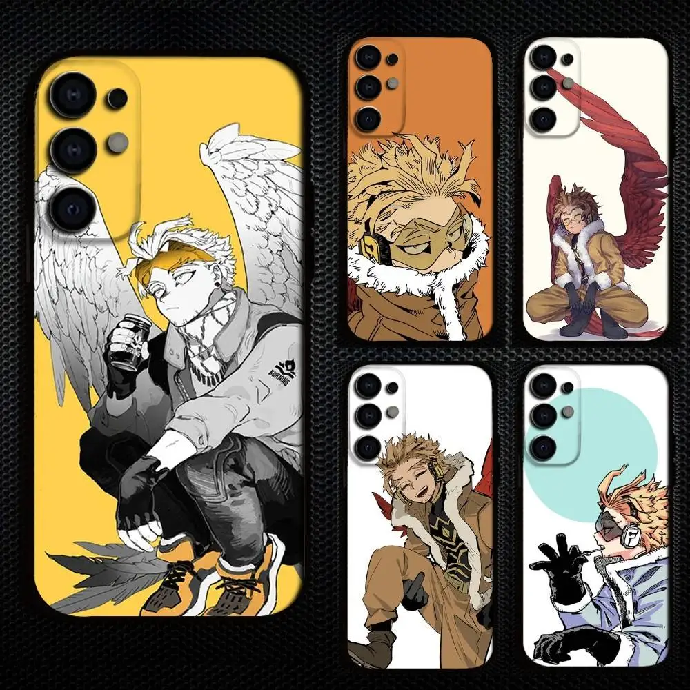 

H-Hawks BNHA M-MHA Phone Case For Samsung S25,S24,S21,S22,S23,S30,Ultra,S20,Plus,Fe,Lite,Note,10,9,5G Black Cover