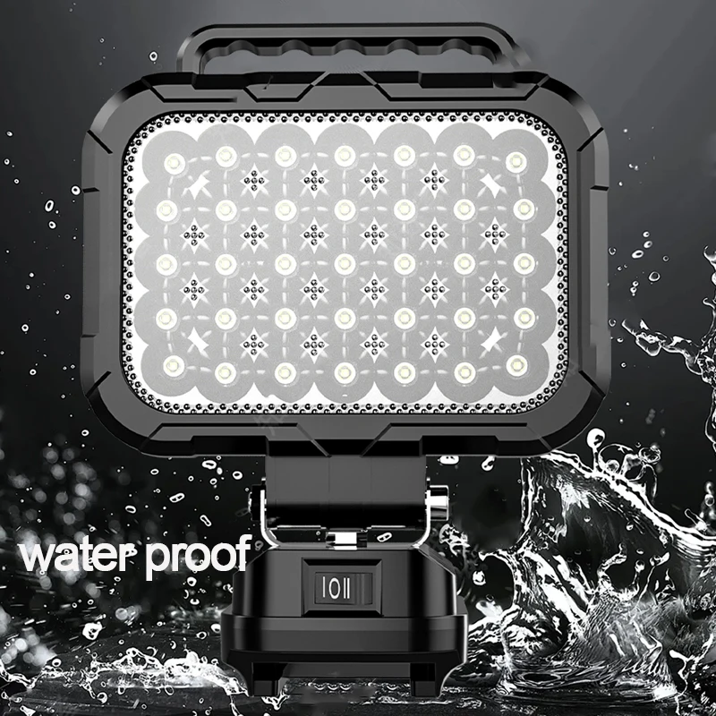 5 inch Cordless Work Lamp For Makita 18V Battery light LED Lantern Job site Lights Camping Flashlight Emergency Lighting