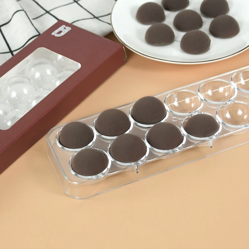 Half Ball Sphere Chocolate Mold 3D Chocolate Cake Baking Mold For Wedding Birthday Party Decor Ice Cubes Mould Kitchen Bakeware